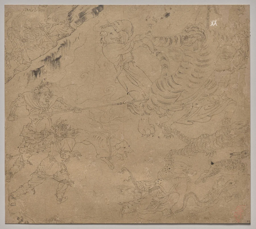 Album of Daoist and Buddhist Themes: Search the Mountain: Leaf 44