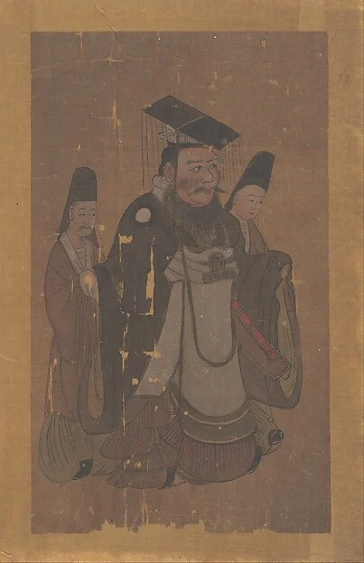 Emperor and Two Attendants — Unidentified artist