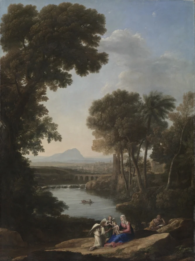 Rest on the Flight into Egypt — Claude Lorrain (French, 1604–1682)