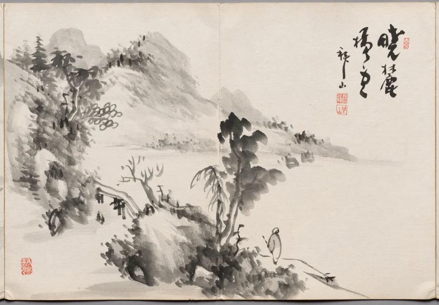 Painting Three from Album of Paintings by Haizan