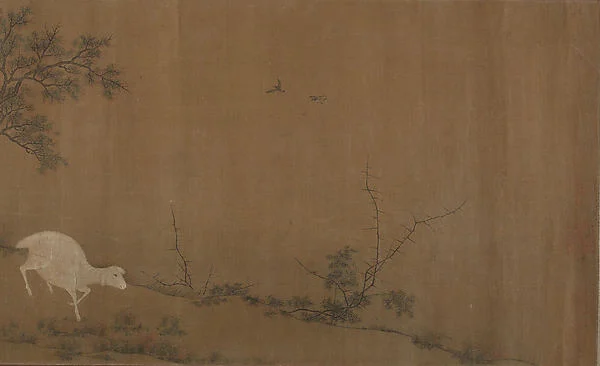 Landscape with goats