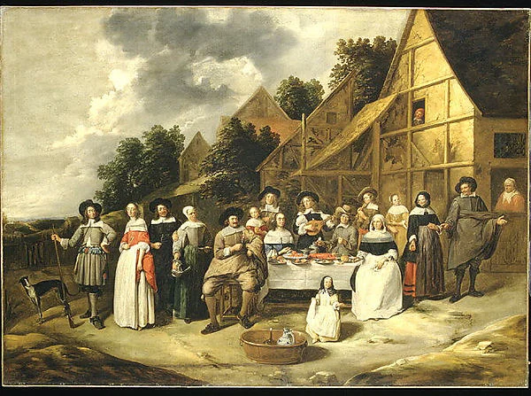 Group Portrait: A Wedding Celebration — Gillis van Tilborgh