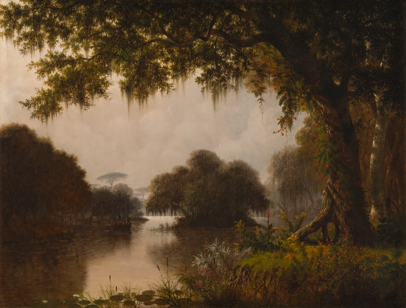 The Acadians in the Achafalaya, "Evangeline" — Joseph Rusling Meeker