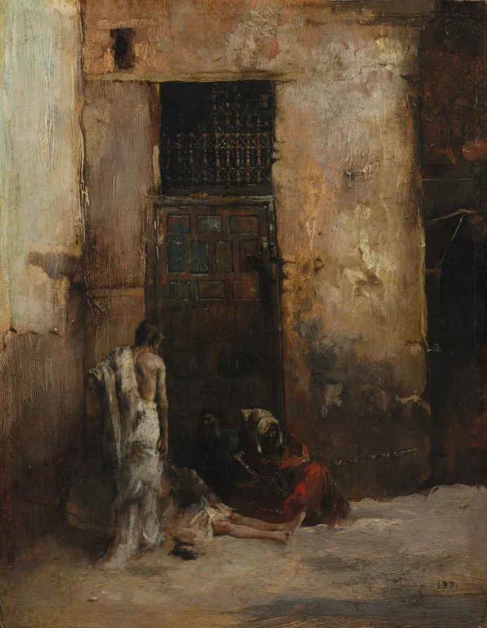 Beggars by a Door — Mariano Fortuny (Spanish, 1838–1874)