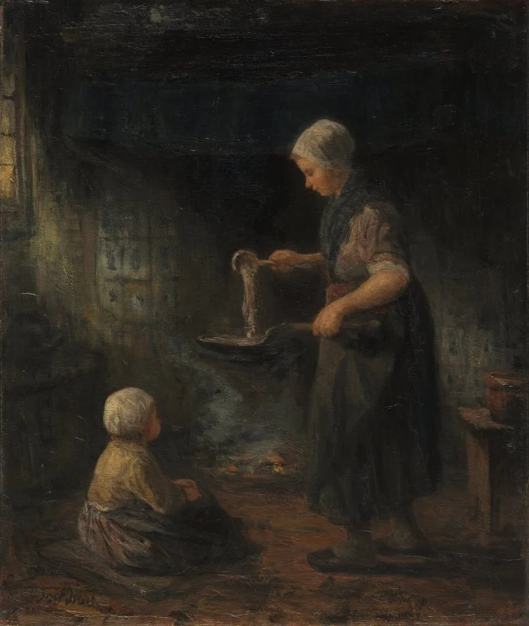 The Pancakes — Jozef Israëls (Dutch, 1824–1911)