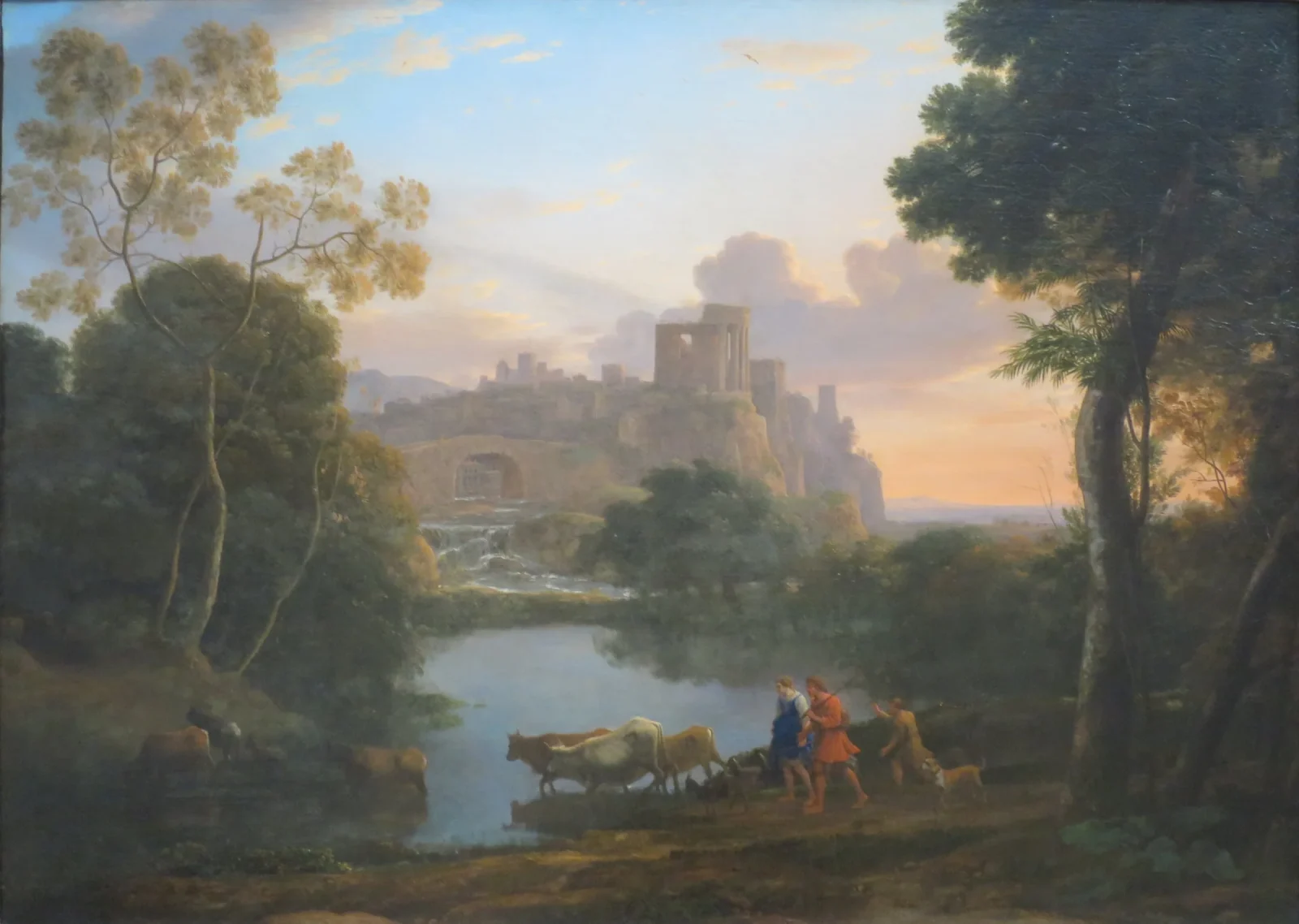 View of Tivoli at Sunset