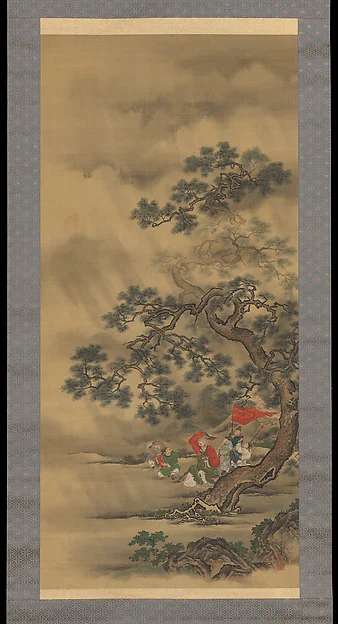 Zhuge Liang Summons an Eastern Wind — Kanō Isen’in Naganobu