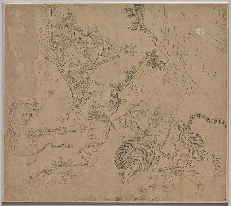 Album of Daoist and Buddhist Themes: Search the Mountain: Leaf 43