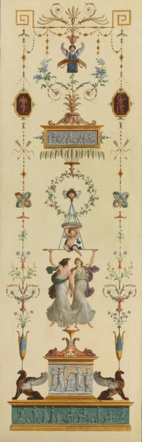 Decorative Panels, Double-leaf Doors, Overdoor Paintings — Pierre Rousseau (French, 1751–1829)