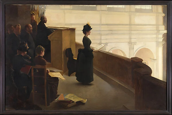 The Organ Rehearsal — Henry Lerolle