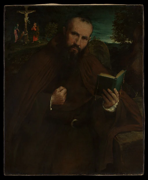 Brother Gregorio Belo of Vicenza — Lorenzo Lotto