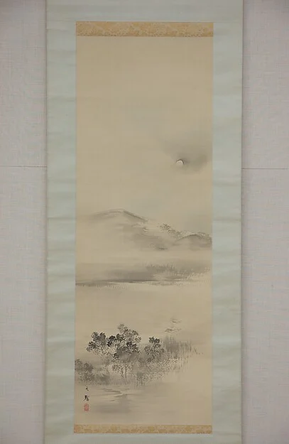 Landscape with the Moon — Shiokawa Bunrin