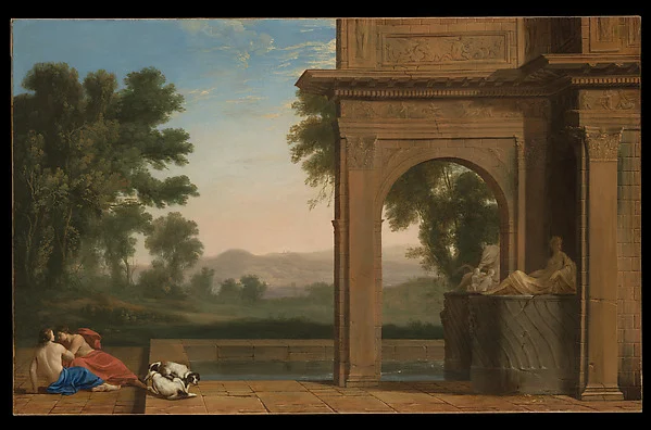 Classical Landscape with Figures — Henri Mauperché