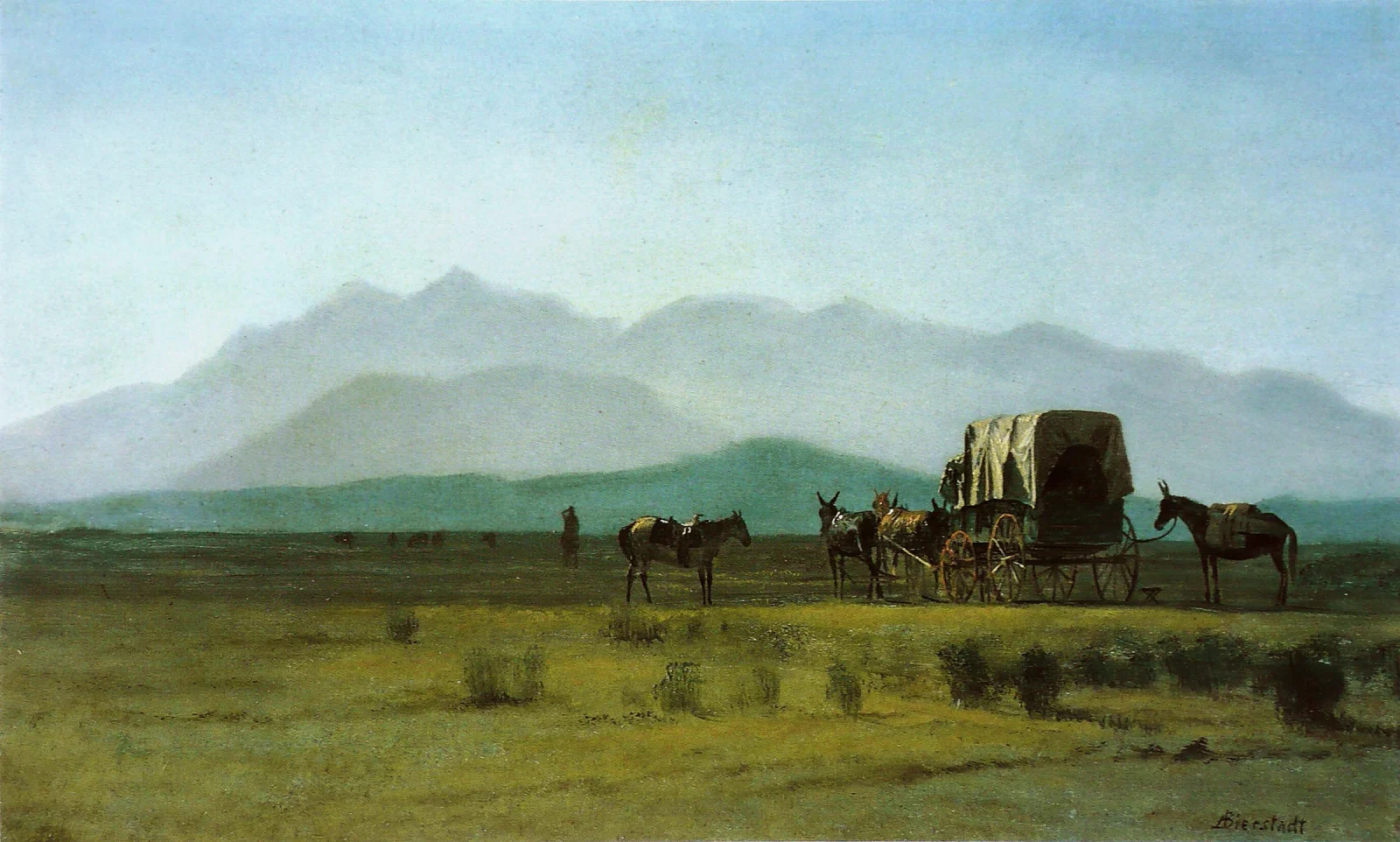 Surveyor's Wagon in the Rockies