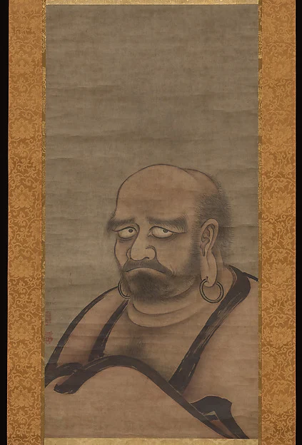 Bodhidharma in Red Robes — Kano Masanobu 狩野正信